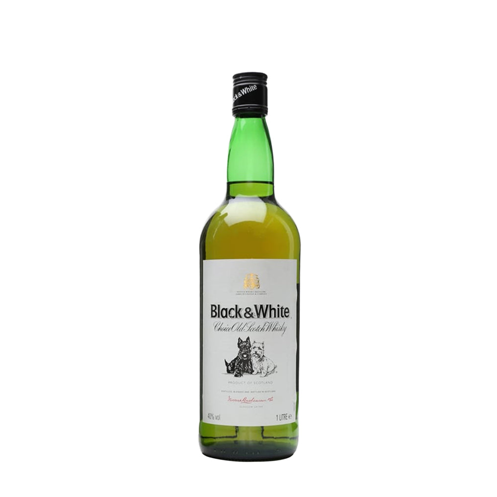 BLACK & WHITE BLENDED SCOTCH 1L