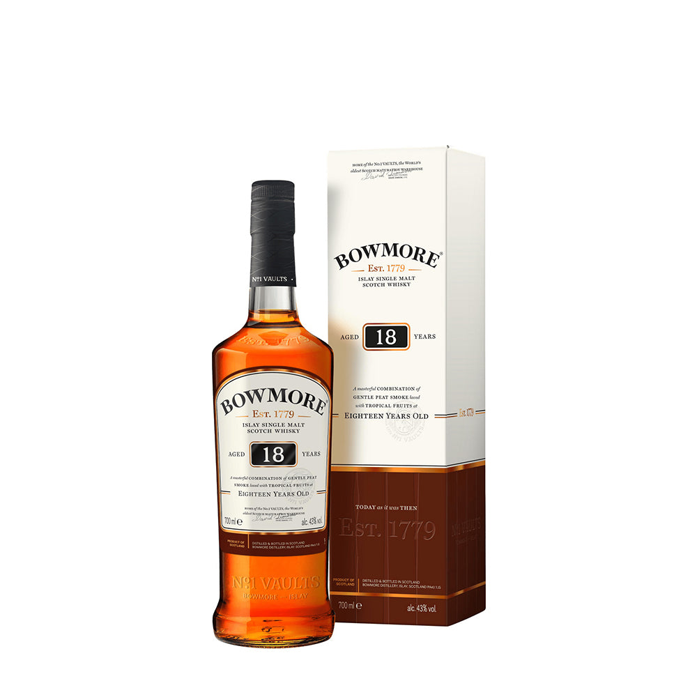 BOWMORE 18YO ISLAY SINGLE MALT 70CL