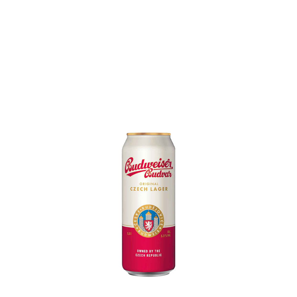 BUDWEISER CZECH LAGER BEER 50CL CAN
