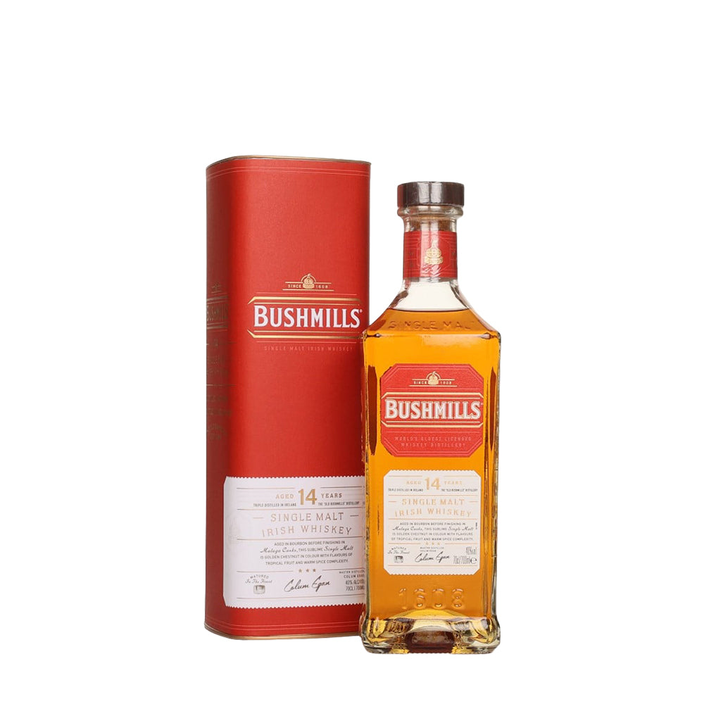 BUSHMILLS 14YO IRISH SINGLE MALT 70CL