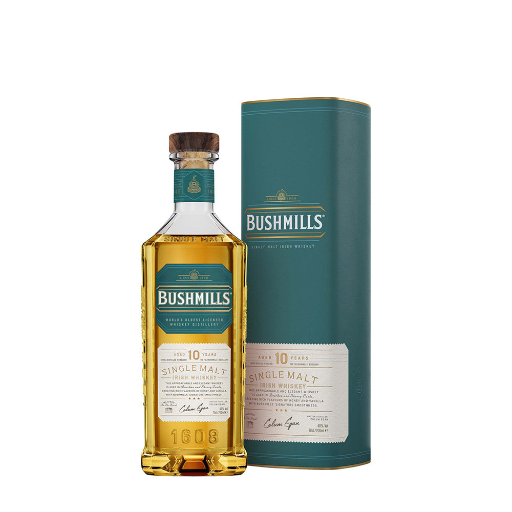 BUSHMILLS 10YO IRISH SINGLE MALT 70CL