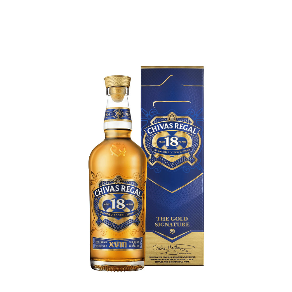 CHIVAS REGAL 18YO BLENDED SCOTCH (NEW) 75CL