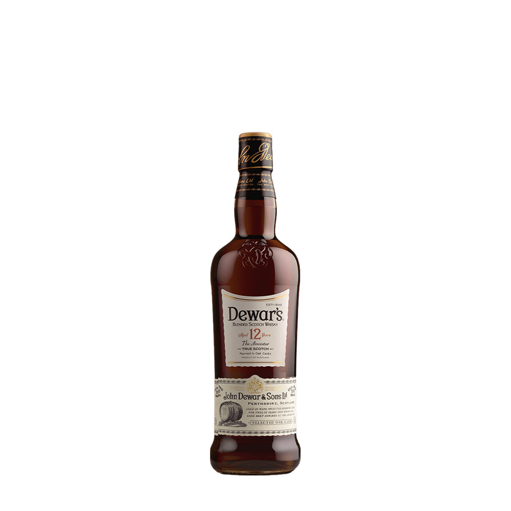 DEWAR'S 12YO BLENDED SCOTCH 75CL