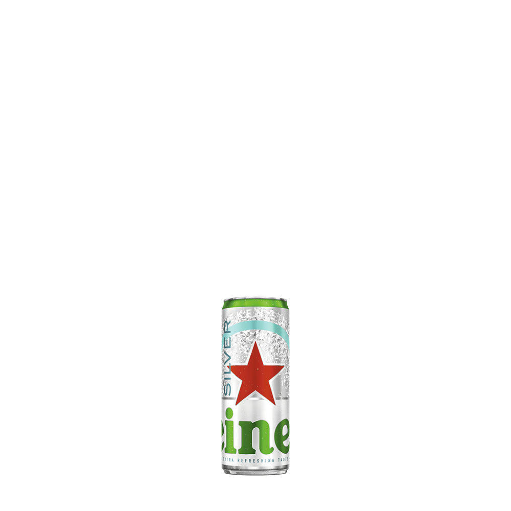 HEINEKEN SILVER BEER 33CL CAN