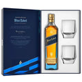 JOHNNIE WALKER BLUE LABEL BLENDED SCOTCH 1L [2 CRYSTAL GLASSES GIFT PACK]