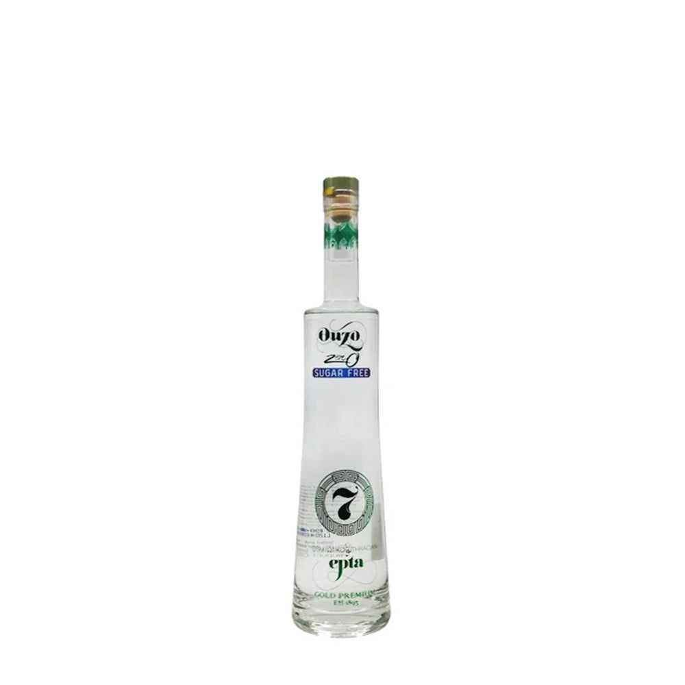 OUZO 7 GOLD PREMIUM ZERO (SUGAR FREE) 70CL