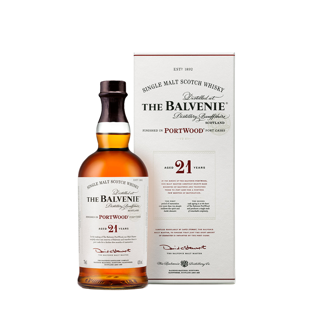 THE BALVENIE 21YO PORTWOOD SINGLE MALT 70CL