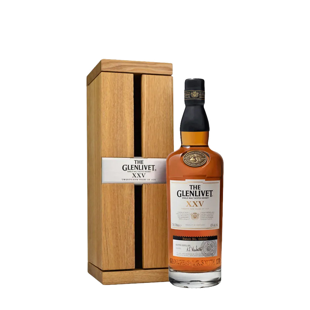 THE GLENLIVET XXV 25YO SINGLE MALT 70CL