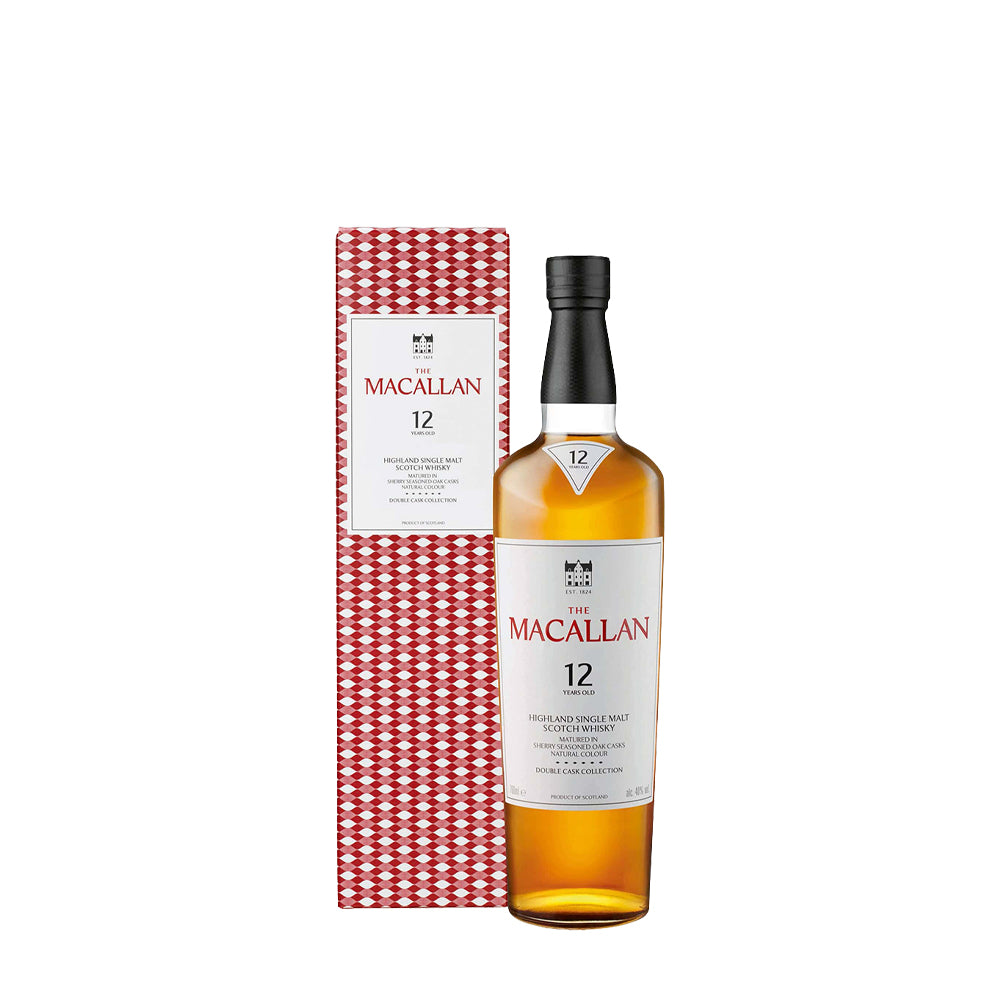 THE MACALLAN 12YO DOUBLE CASK COLLECTION (SHERRY SEASONED OAK) SINGLE MALT 70CL [RED]