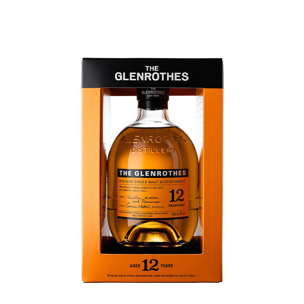 THE GLENROTHES 12YO SPEYSIDE SINGLE MALT 70CL