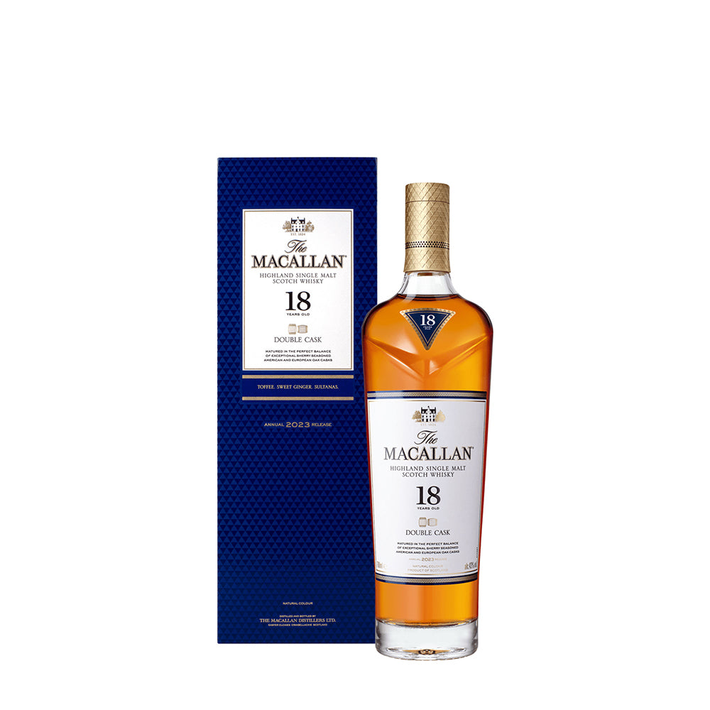 THE MACALLAN 18YO (DOUBLE CASK) HIGHLAND SINGLE MALT 70CL