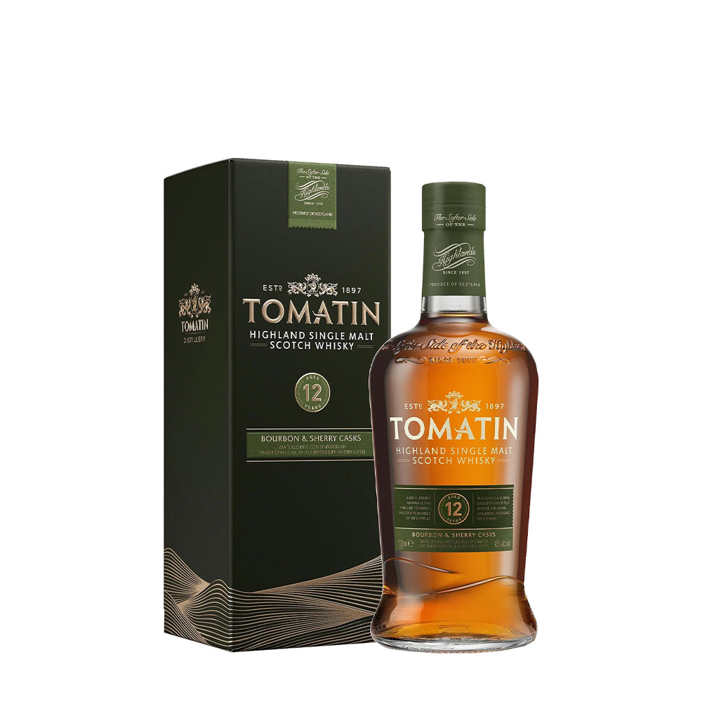 TOMATIN 12YO HIGHLAND SINGLE MALT 70CL