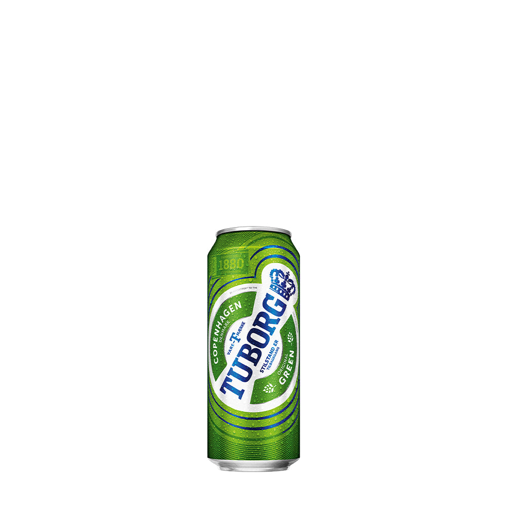 TUBORG BEER GREEN 50CL CAN